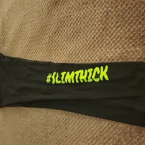 American Apparel  Leggings with Neon Accents